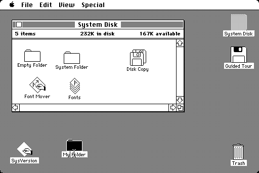 Mac OS System 1